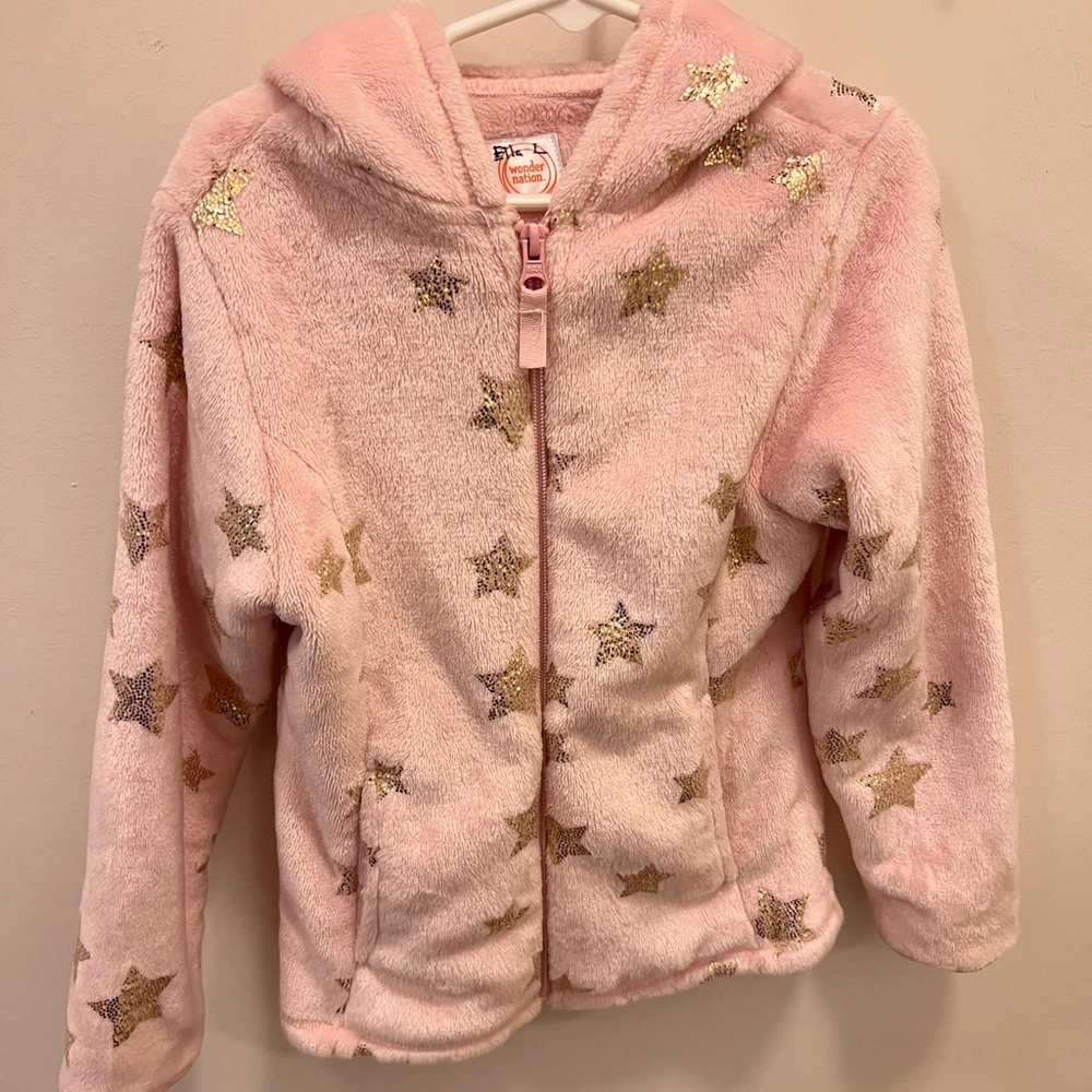 Soft pink star jacket